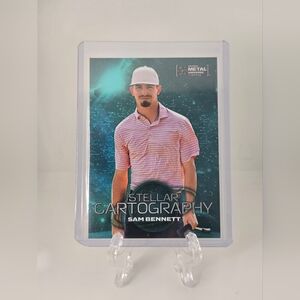 2024 Skybox Metal Universe Champions - Stellar Cartography Sam Bennett #149 Aqua